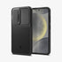 ACS07313 - Galaxy S24 Ultra Case Optik Armor in Black showing the back